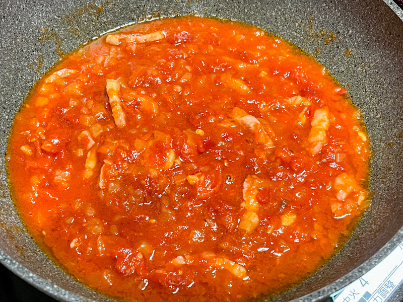 tomato pasta with mascarpone mousse15