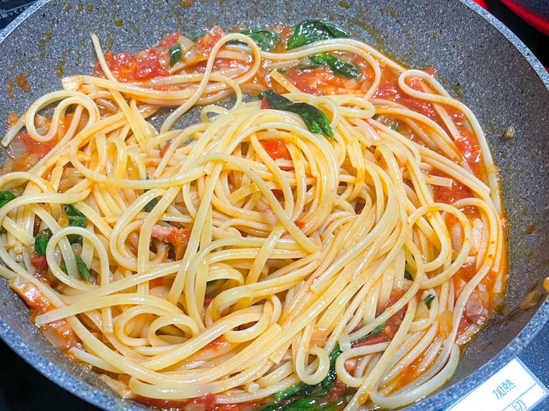 tomato pasta with mascarpone mousse19